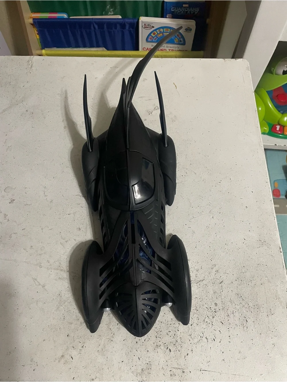 Batman Batmobile & Figure Boxed Set - Black, Yellow, Green, Blue